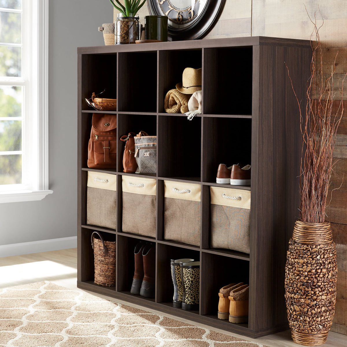 Better House 16-Cube Storage Organizer with Open Back