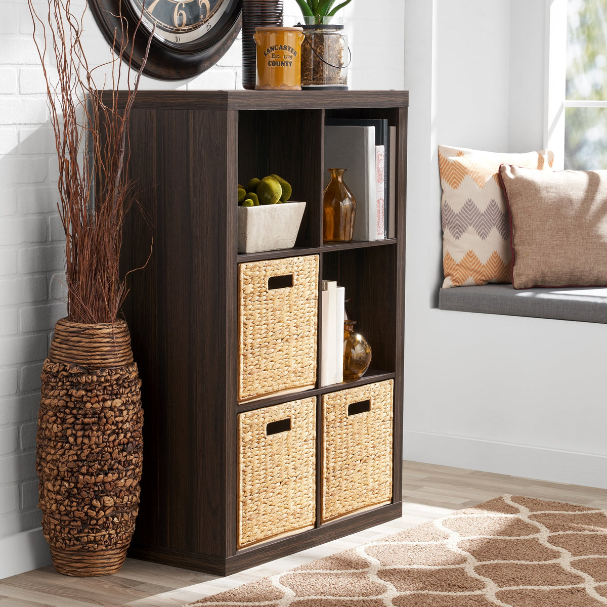 Better House 6-Cube Storage Organizer with Open Back