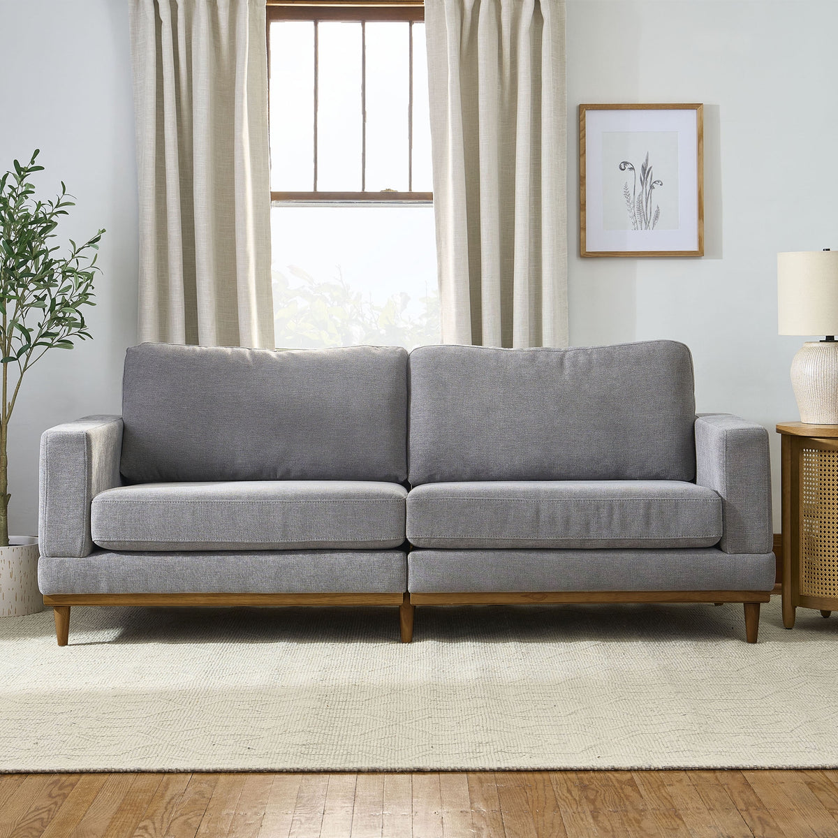 Better House Springwood 83.46" Wood Frame Upholstered Sofa