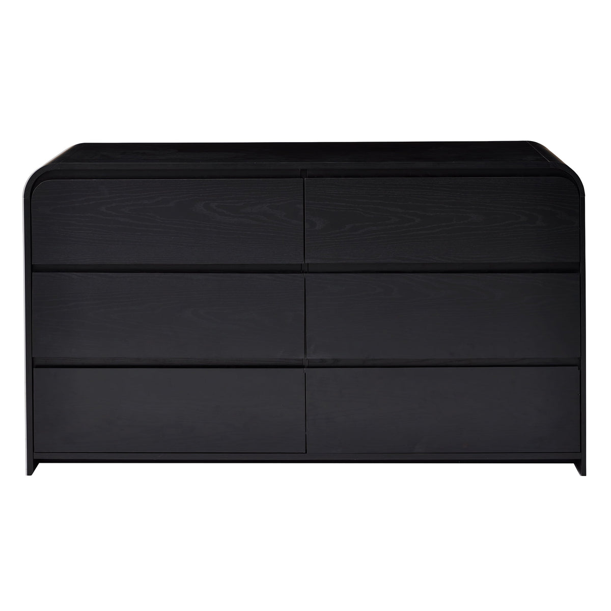 Better Homes & Gardens Juliet 6 Drawer Dresser, 64" Wide, Black