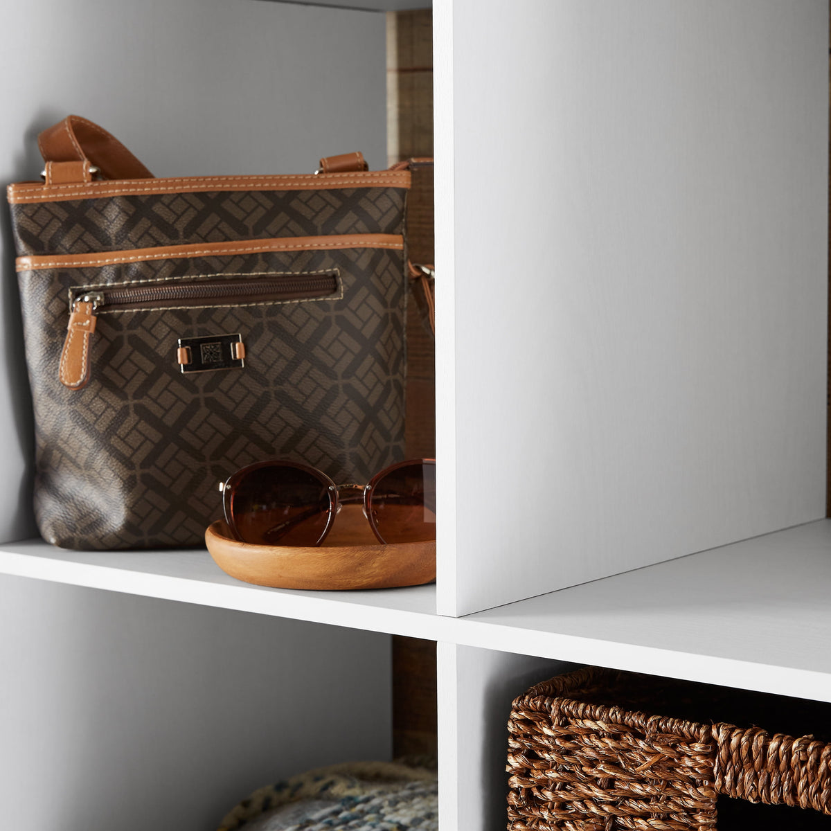 Better Homes & Gardens 16 Cube Storage Organizer, Textured White