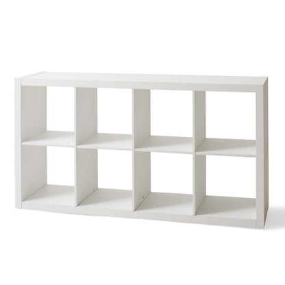 Better Homes & Gardens 8 Cube Storage Organizer, Textured White