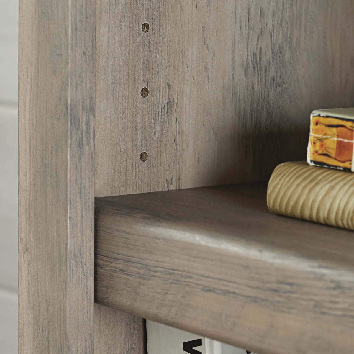 Better Homes & Gardens Glendale 5 Shelf Bookcase, Rustic Gray Finish