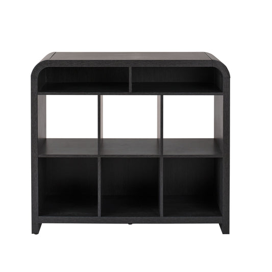 Better Homes & Gardens Juliet 6 Cube Storage Organizer, Rich Black