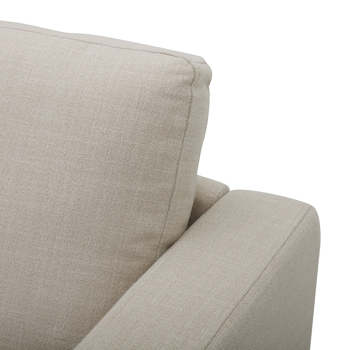 Better Homes & Gardens Springwood Wood Frame 83.46" Couch, Cream Linen, Light Honey Woodbase Finish