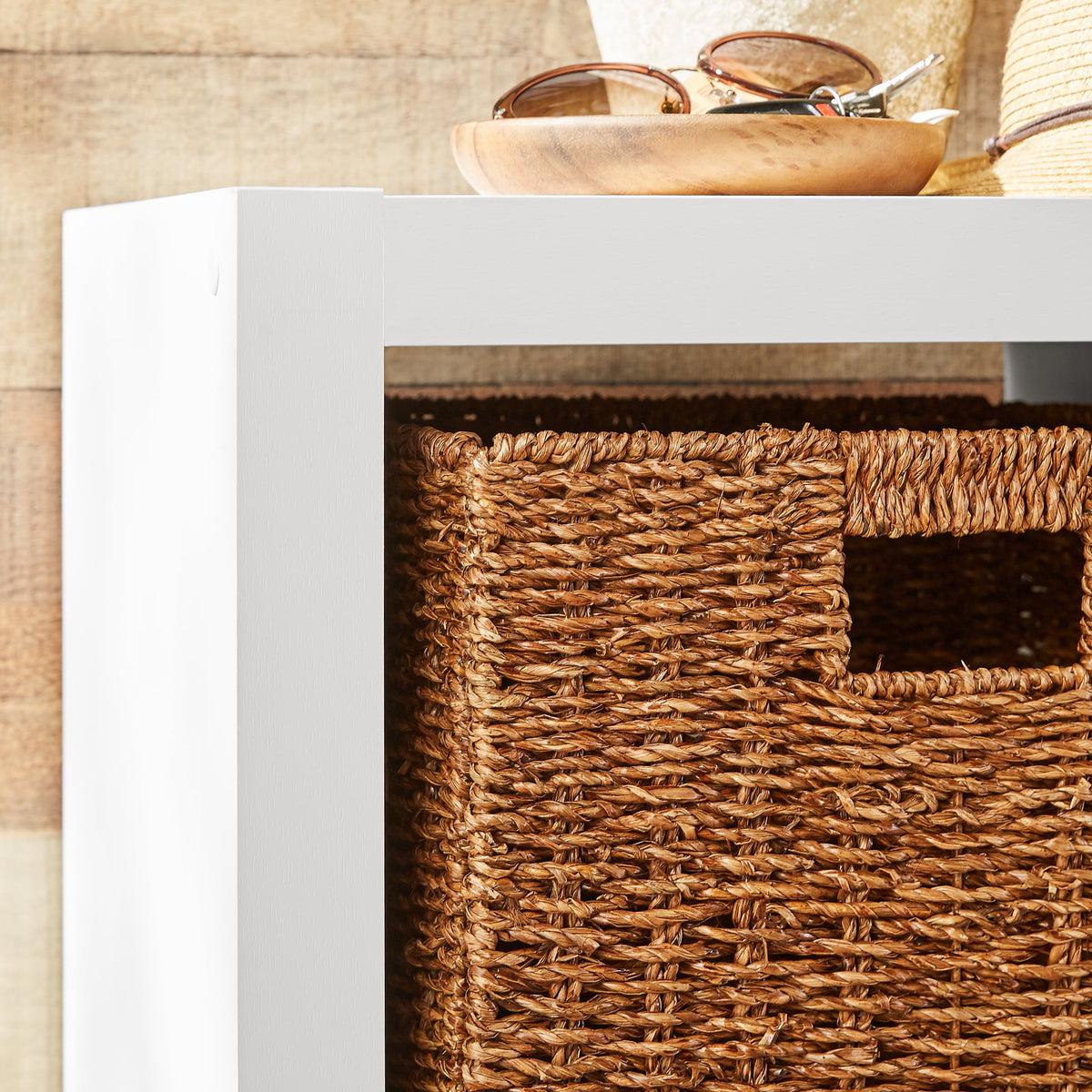 Better Homes & Gardens 2 Cube Storage Organizer, Textured White
