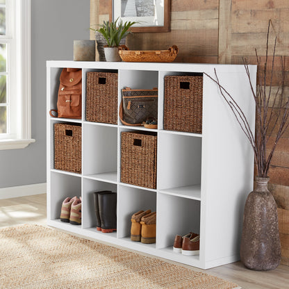 Better Homes & Gardens 12 Cube Storage Organizer, Textured White
