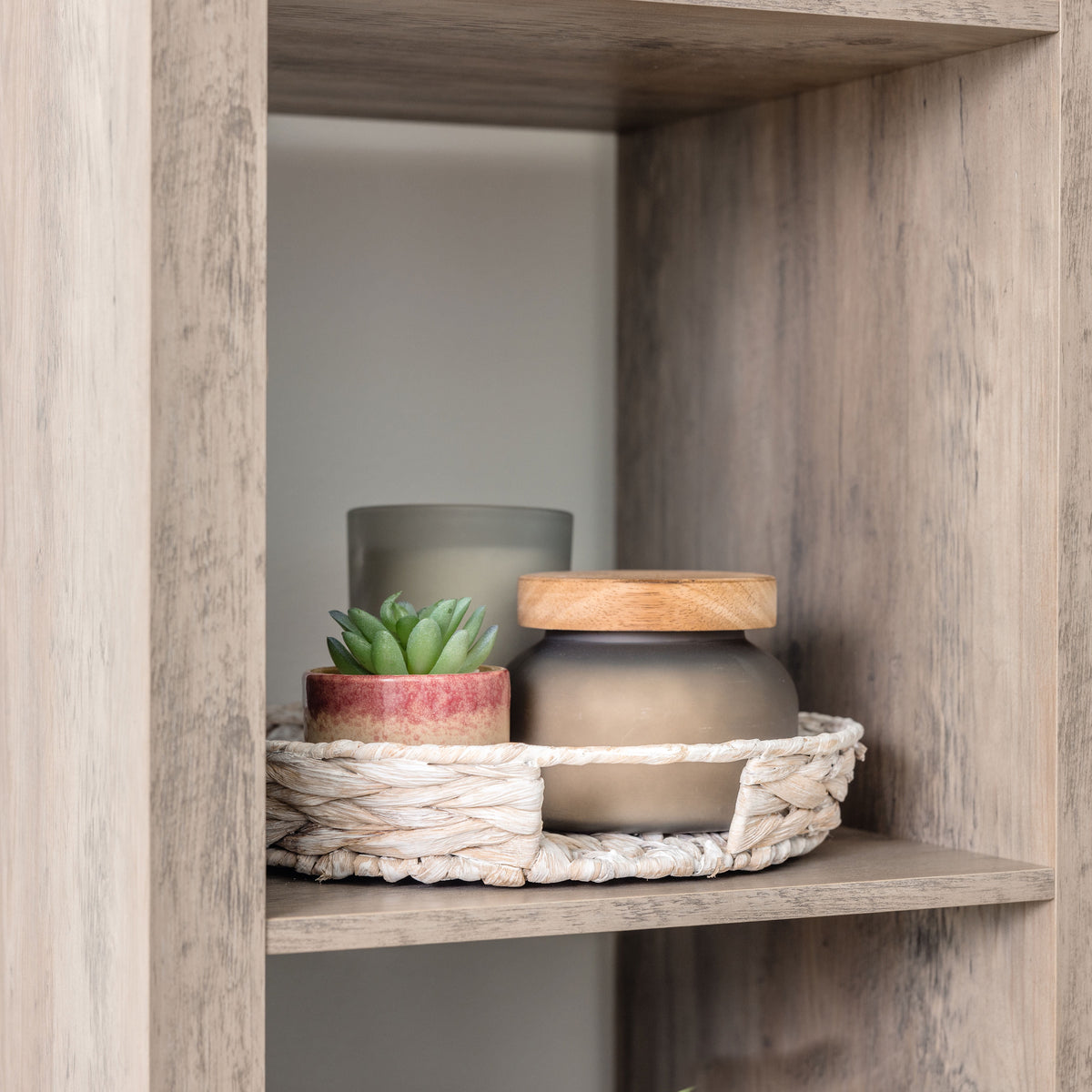 Better Homes & Gardens 3-Cube Storage Organizer, Rustic Gray