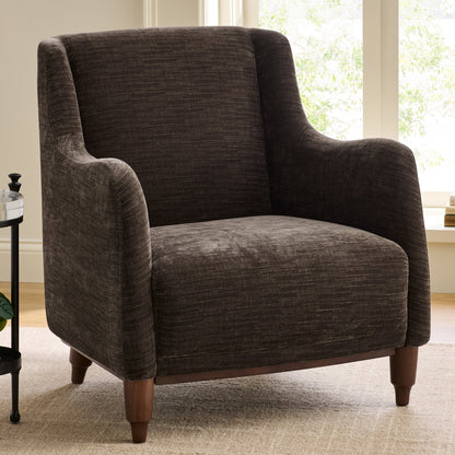 Better Homes & Gardens Ambrose Accent Chair, Coffee Velvet