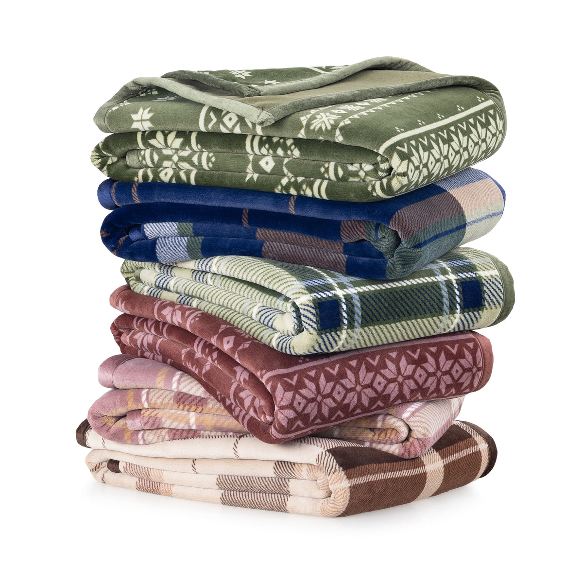 Better Homes & Gardens Super Soft Luxe Coco Plush Couch Throw Blanket, Brown Plaid