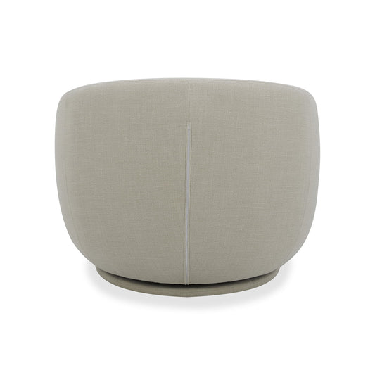 Better Homes & Gardens Mira Swivel Accent Chair, Cream