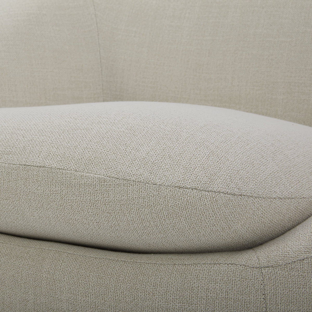 Better Homes & Gardens Mira Swivel Accent Chair, Cream