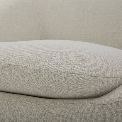 Better Homes & Gardens Mira Swivel Accent Chair, Cream