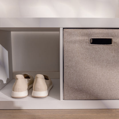 Better Homes & Gardens 2 Cube Storage Organizer, Textured White