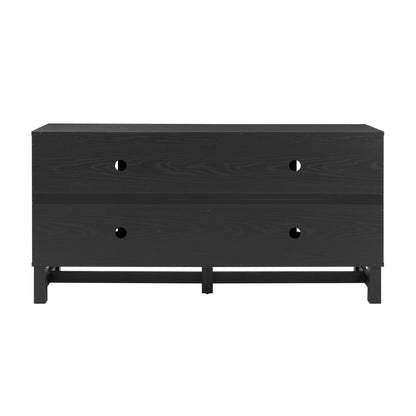 Better Homes & Gardens Juliet Arch TV Stand for TVs up to 65 in, Black Wood Finish