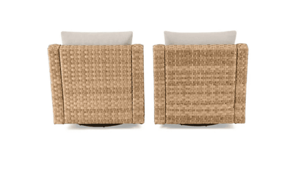 Better Homes & Gardens River Oaks Outdoor 5-Piece Wicker Conversation Set with Patio Cover, Natural