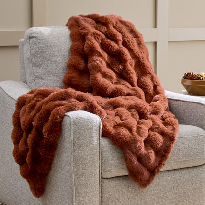 Better House 50" x 72" Marbled Faux Fur Throw Blanket