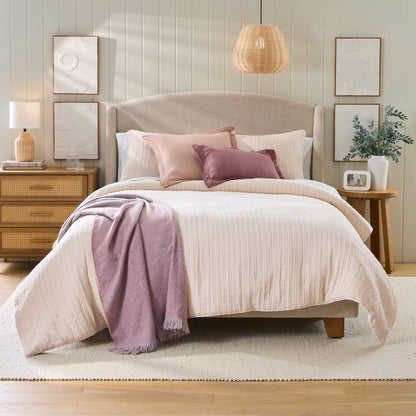 Better House All-Season Gauze Comforter Set with Pillow Shams