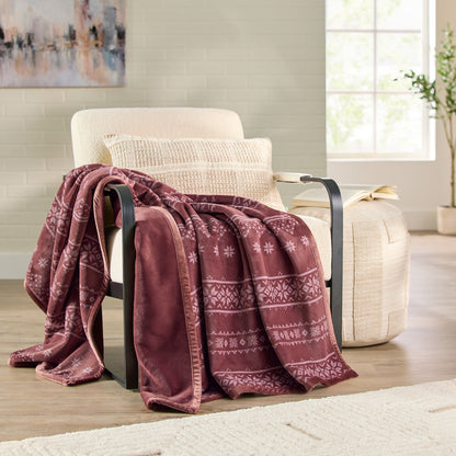 Better House Luxe Coco Plush Throw Blanket