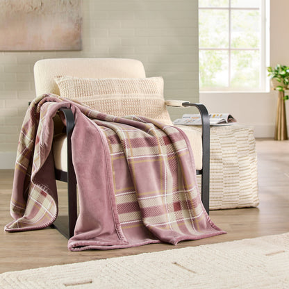 Better House Luxe Coco Plush Throw Blanket
