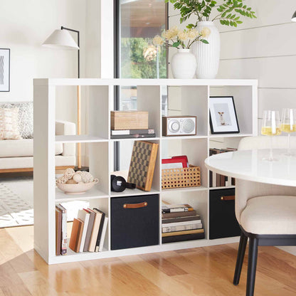 Better Homes & Gardens 12 Cube Storage Organizer, Textured White