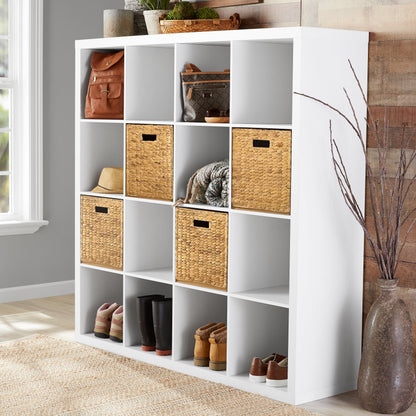 Better Homes & Gardens 16 Cube Storage Organizer, Textured White