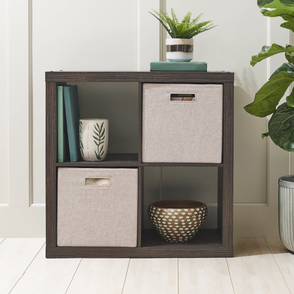 Better House 4-Cube Storage Organizer with Open Back