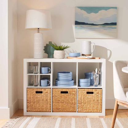 Better Homes & Gardens 6 Cube Storage Organizer, Textured White