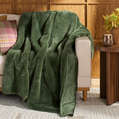 Better House 50" x 72" Marbled Faux Fur Throw Blanket