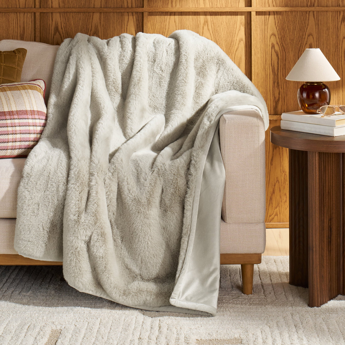 Better House 50" x 72" Bubble Faux Fur Throw Blanket