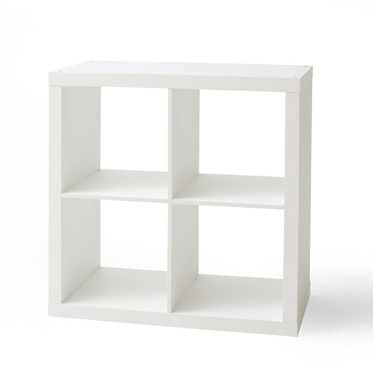 Better Homes & Gardens 4-Cube Storage Organizer, White Texture