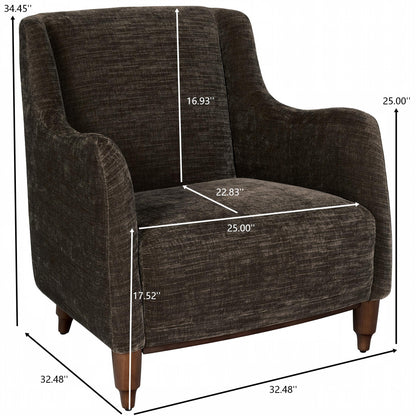 Better Homes & Gardens Ambrose Accent Chair, Coffee Velvet