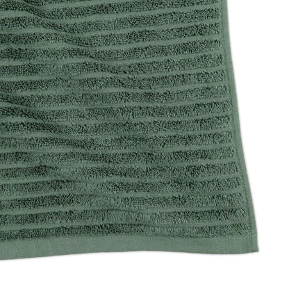 Better Homes & Gardens PowerLoft AIRRICH® 6 Piece Bath Towel Set, Green Ash Textured Stripe