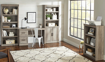 Better Homes & Gardens Glendale 5 Shelf Bookcase, Rustic Gray Finish