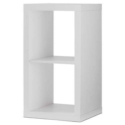 Better Homes & Gardens 2 Cube Storage Organizer, Textured White