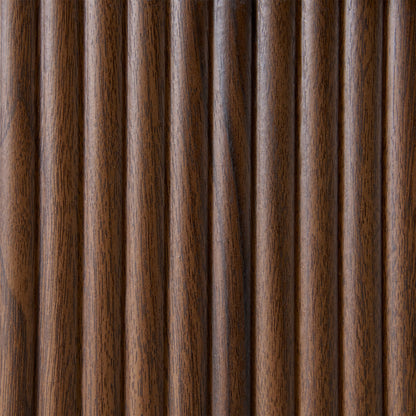 Better Homes & Gardens Lillian Fluted Bookcase with Doors and Storage, Walnut Finish