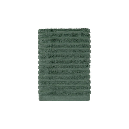 Better Homes & Gardens PowerLoft AIRRICH® 6 Piece Bath Towel Set, Green Ash Textured Stripe